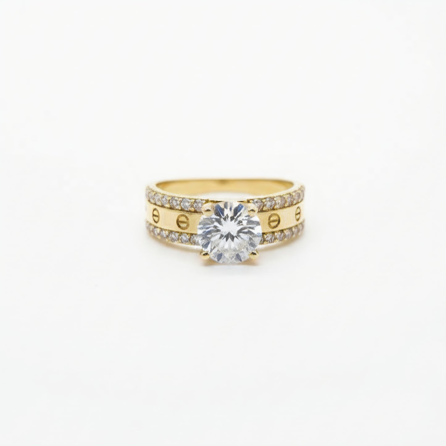 Anillo Compromiso Cartier 10k
