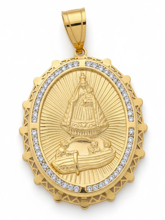Dije de la Caridad del Cobre 10k
